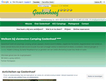 Tablet Screenshot of geelenhoof.nl